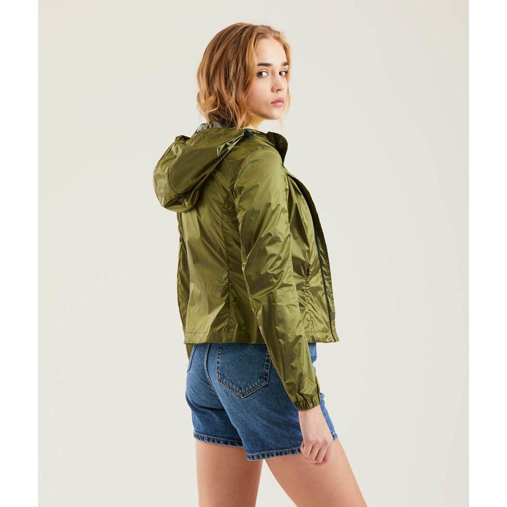 Refrigiwear Green Polyamide Women Jacket Refrigiwear