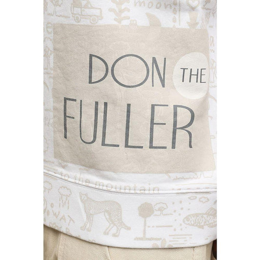 Don The Fuller White Cotton Men Sweater MAN SWEATERS Don The Fuller