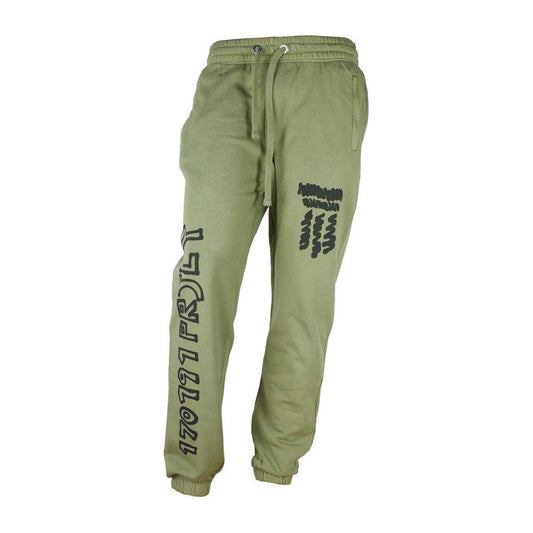 Diego Venturino Emerald Allure Cotton Tracksuit Trousers Diego Venturino