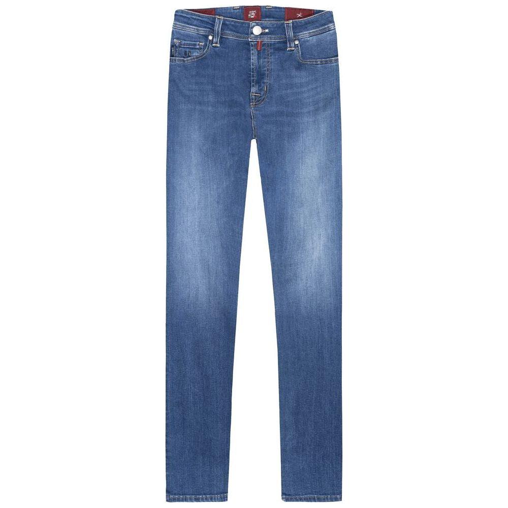 Tramarossa Light Blue Cotton Men's Jeans Tramarossa