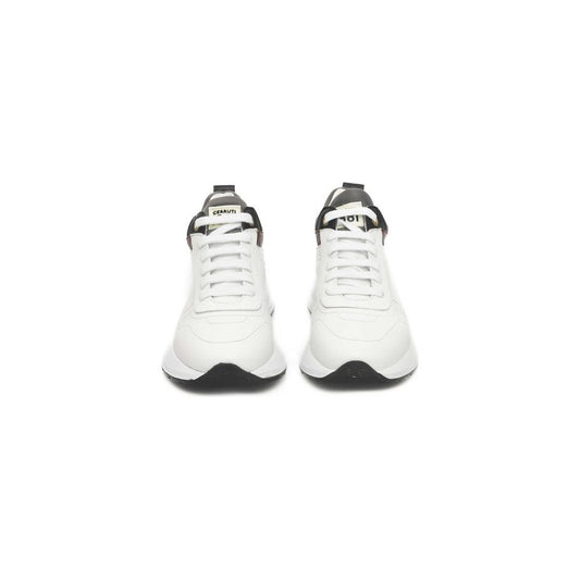 Cerruti 1881 White Leather Women's Sneaker Cerruti 1881