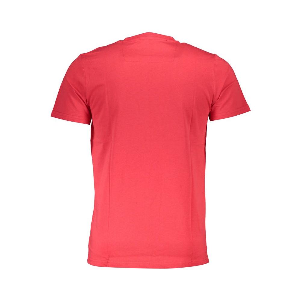 Cavalli Class Red Cotton T-Shirt Cavalli Class