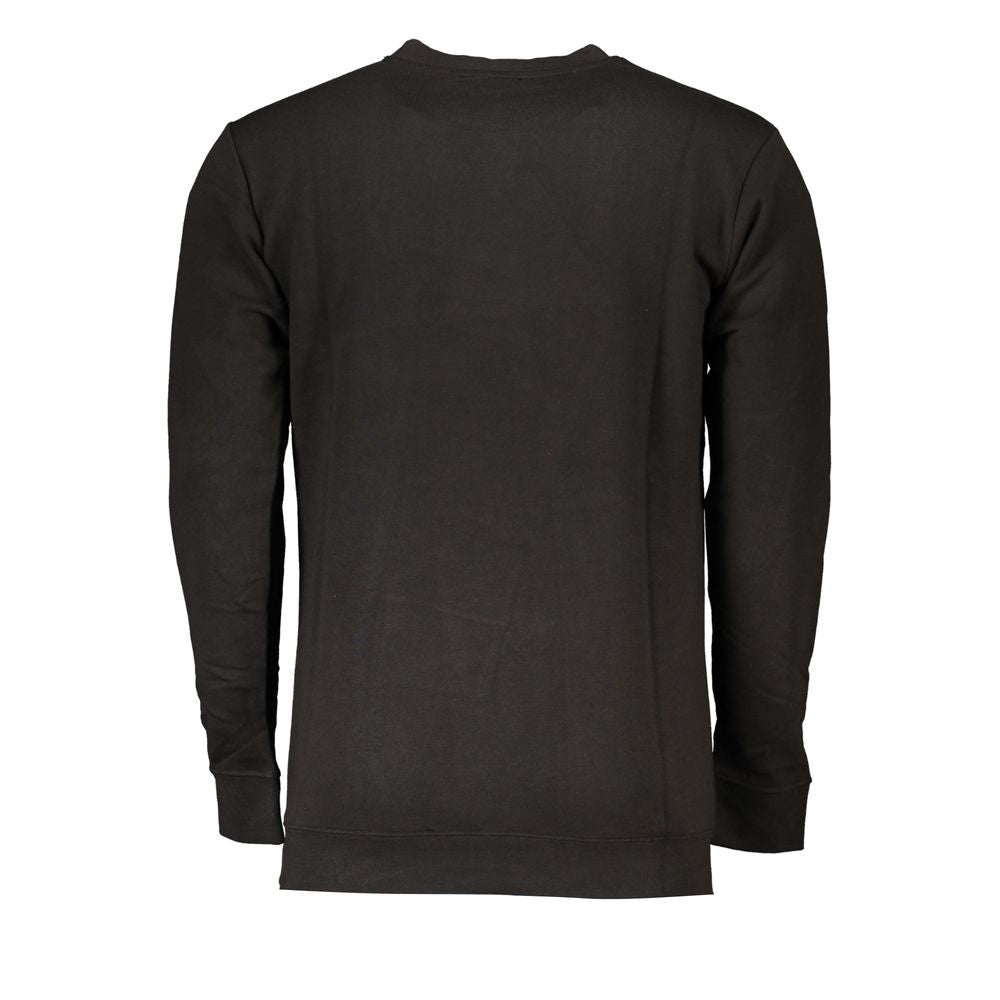 Cavalli Class Black Cotton Sweater Cavalli Class