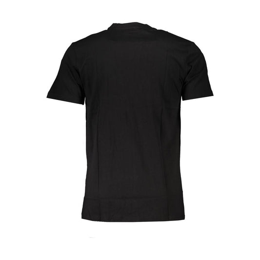 Cavalli Class Black Cotton T-Shirt Cavalli Class