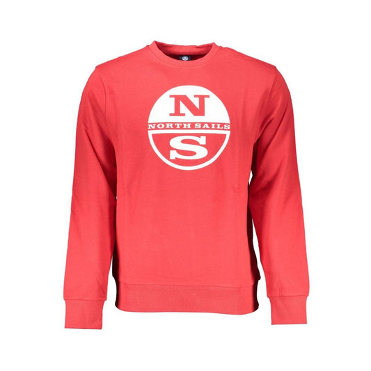 North Sails Red Cotton Sweater North Sails