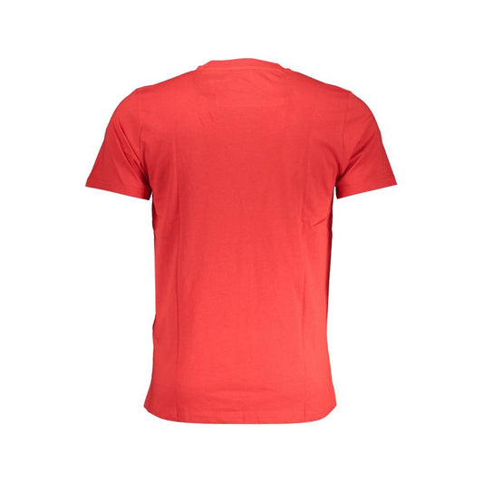 Cavalli Class Red Cotton T-Shirt Cavalli Class