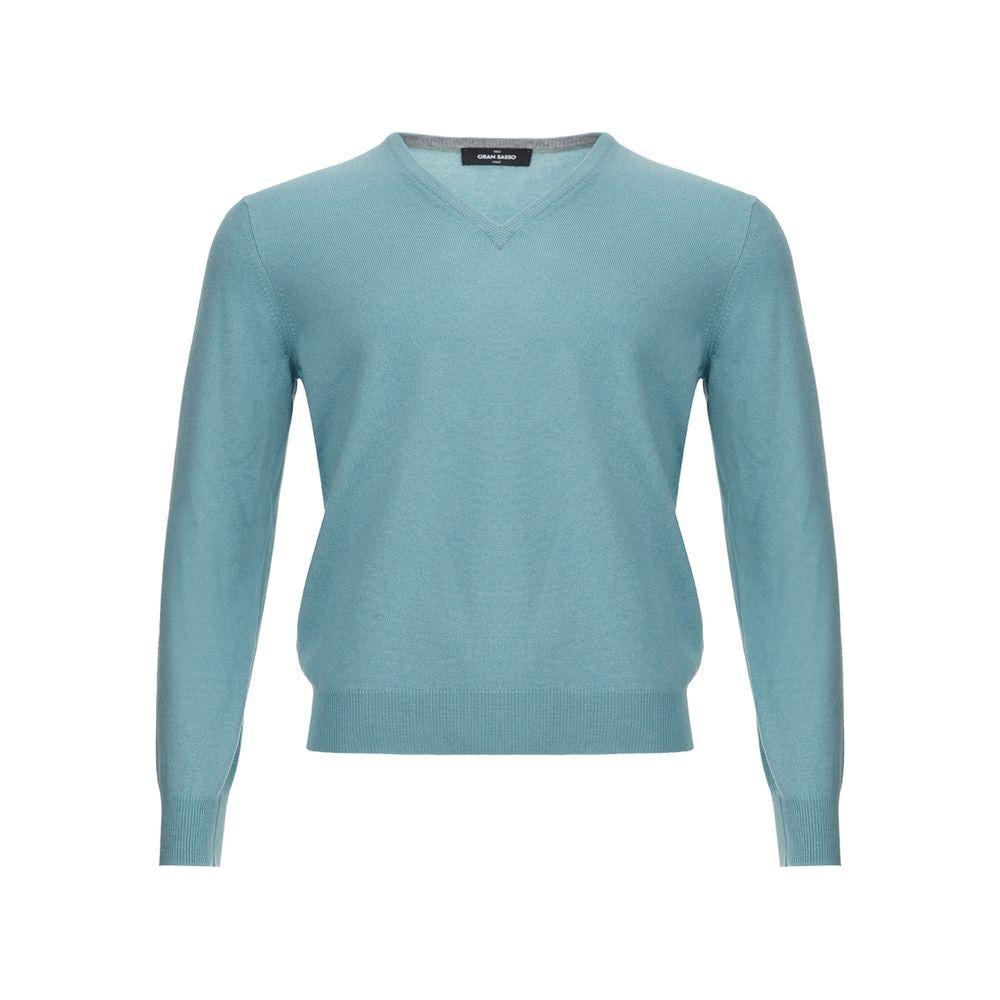 Gran Sasso Turquoise Cashmere Sweater Elegance Gran Sasso