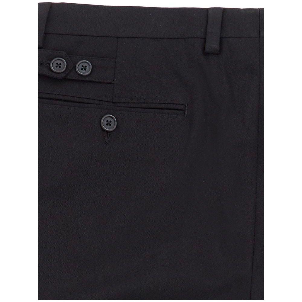 Dolce & Gabbana Elegant Black Cotton Pants for Men Dolce & Gabbana