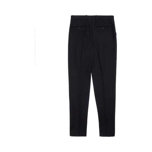 Dolce & Gabbana Elegant Polyester Black Pants for Men Dolce & Gabbana