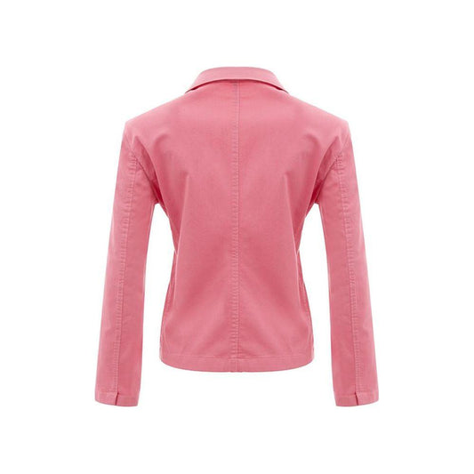 Lardini Elegant Pink Cotton Jacket for Her Lardini