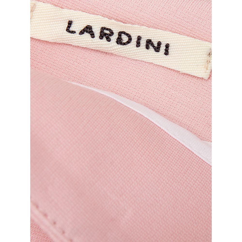 Lardini Elegant Pink Viscose Pants for Chic Style Lardini