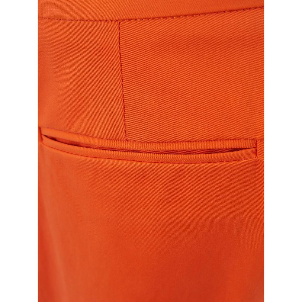 Lardini Elegant Cotton Orange Pants Lardini