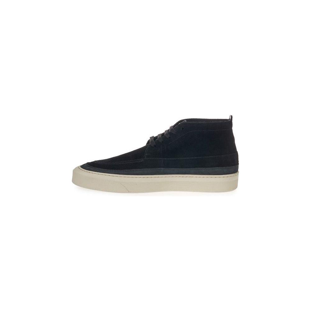 Lardini Elegant Suede Sneakers in Timeless Black Lardini