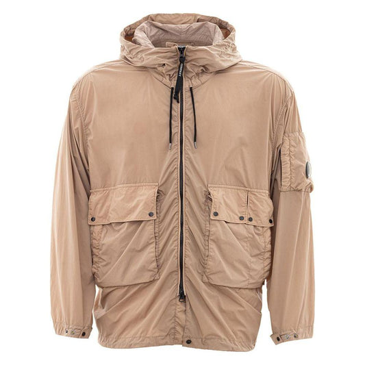 C.P. Company Elevated Urban Style Beige Polyamide Jacket C.P. Company