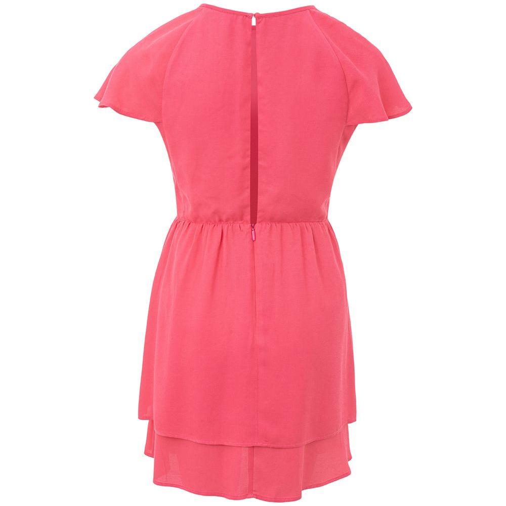 Armani Exchange Fuchsia Viscose Dress - Elegant Women's Wear Armani Exchange