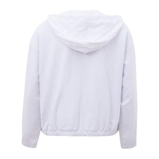 Armani Exchange Chic White Viscose Sweater for Women Armani Exchange