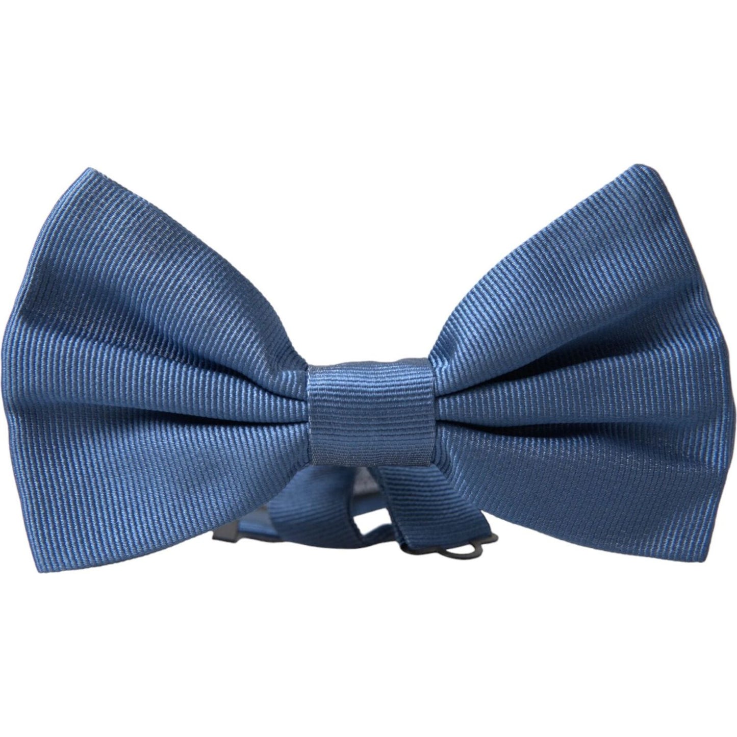 Dolce & Gabbana Blue Silk Adjustable Neck Men Bow Tie Dolce & Gabbana