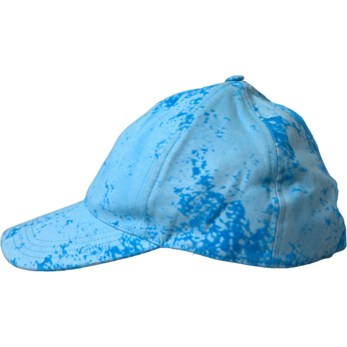 Dolce & Gabbana Light Blue Color Splash Baseball Hat Men Dolce & Gabbana