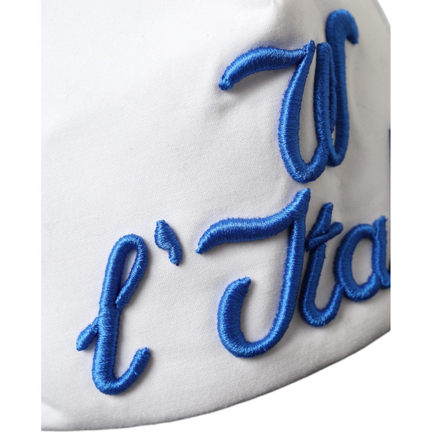 Dolce & Gabbana Blue White Black Italia Mesh Baseball Hat Dolce & Gabbana