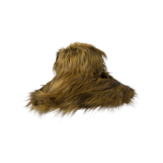 Dolce & Gabbana Brown Modacrylic Faux Fur Bucket Hat
