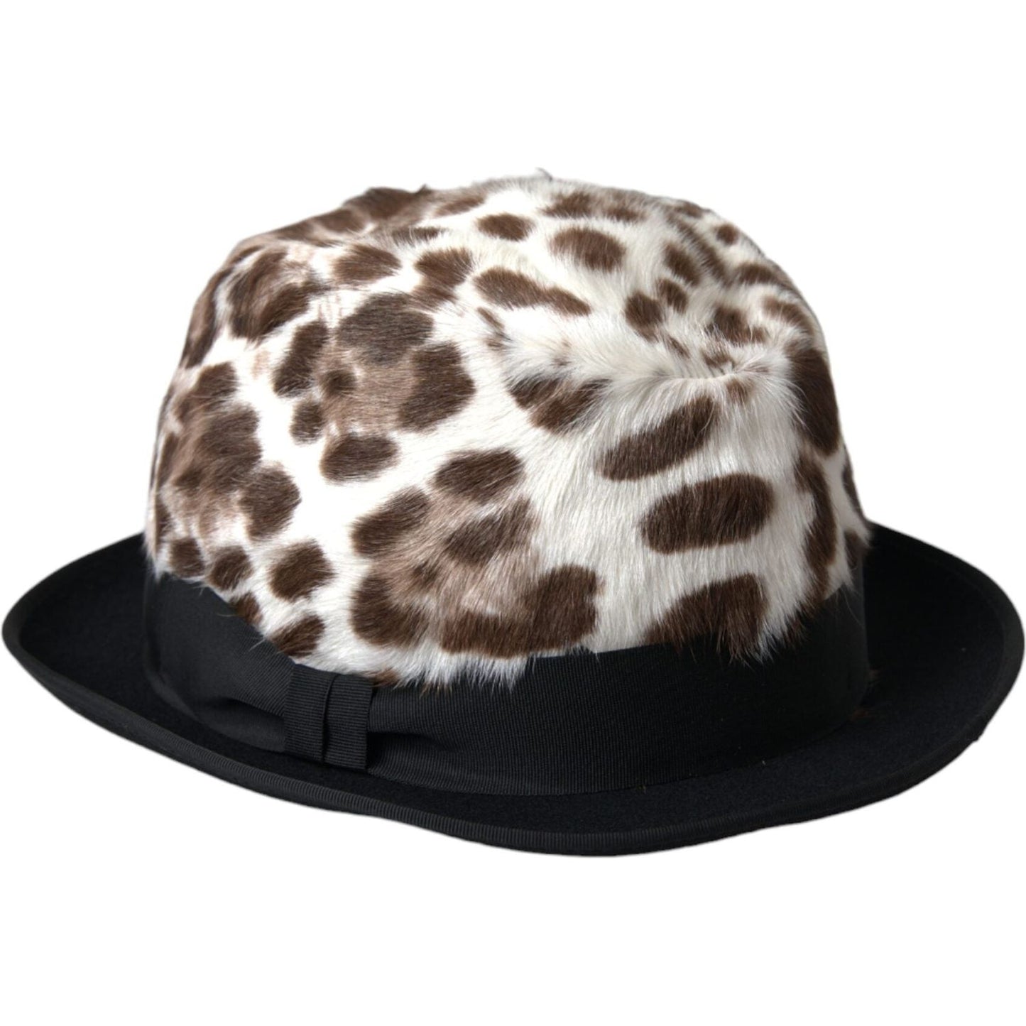 Dolce & Gabbana Multicolor Leopard Women Fedora Hat Dolce & Gabbana