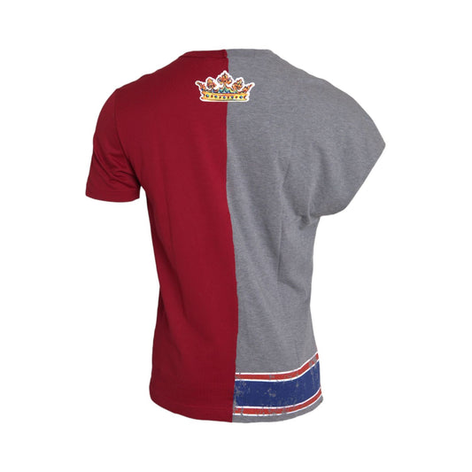 Dolce & Gabbana Multicolor Graphic Short Sleeve T-shirt