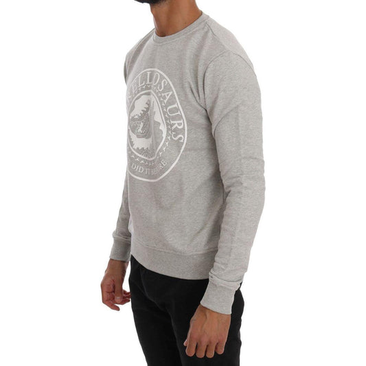 Frankie Morello Chic Morellosaurs Crewneck Cotton Sweater Frankie Morello