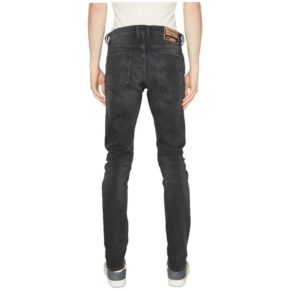 Diesel Black Cotton Jeans & Pant Diesel