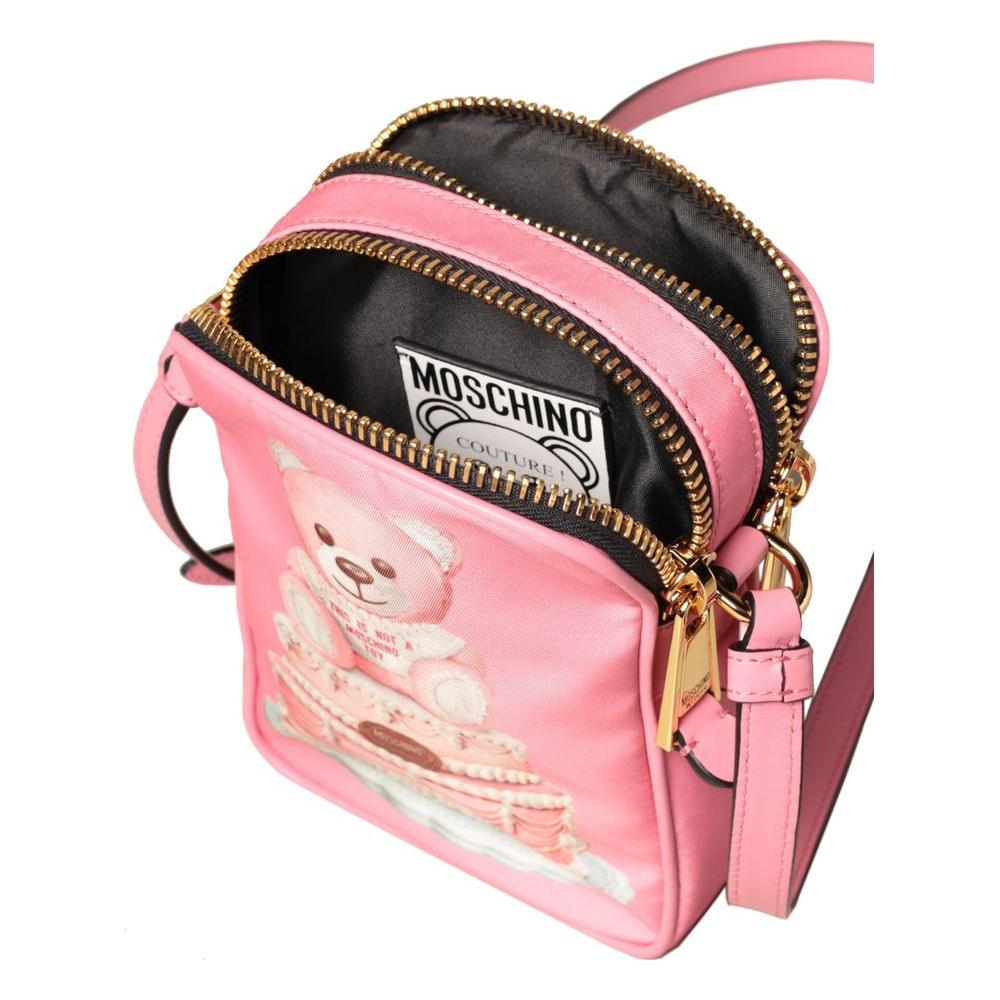 Moschino Couture Pink Nylon Crossbody Bag Moschino Couture