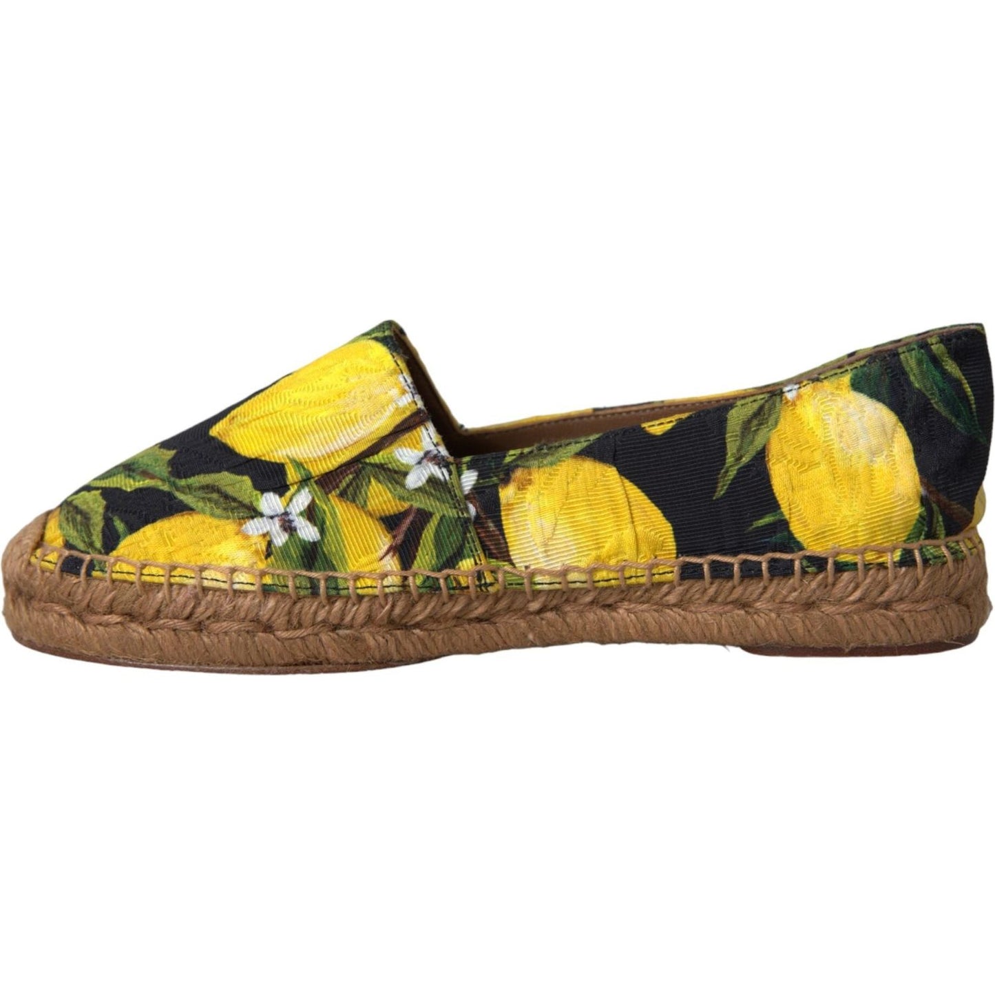 Dolce & Gabbana Multicolor Lemon Slip On Espadrilles Shoes Dolce & Gabbana