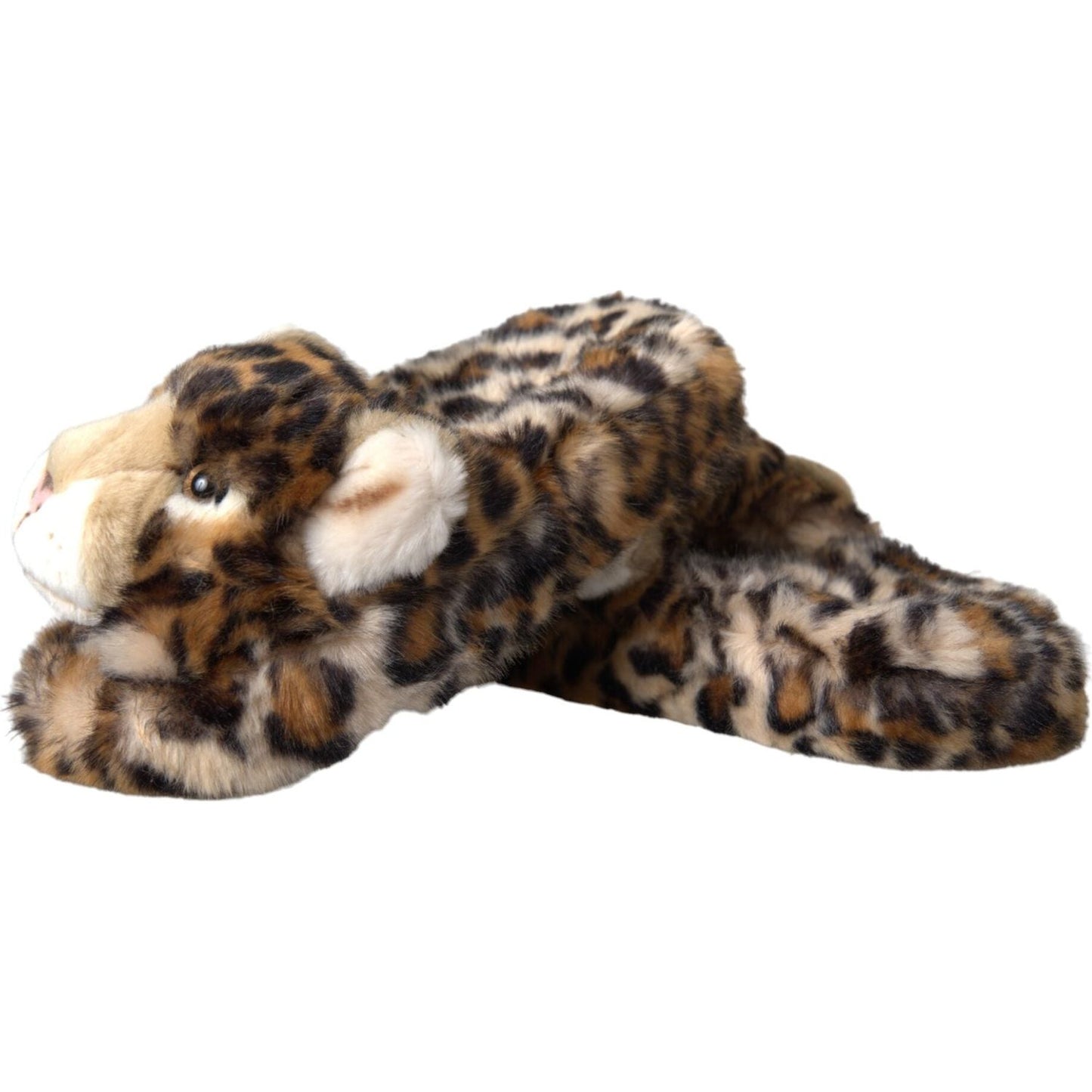 Dolce & Gabbana Brown Tiger Slippers Flats Sandals Shoes Dolce & Gabbana