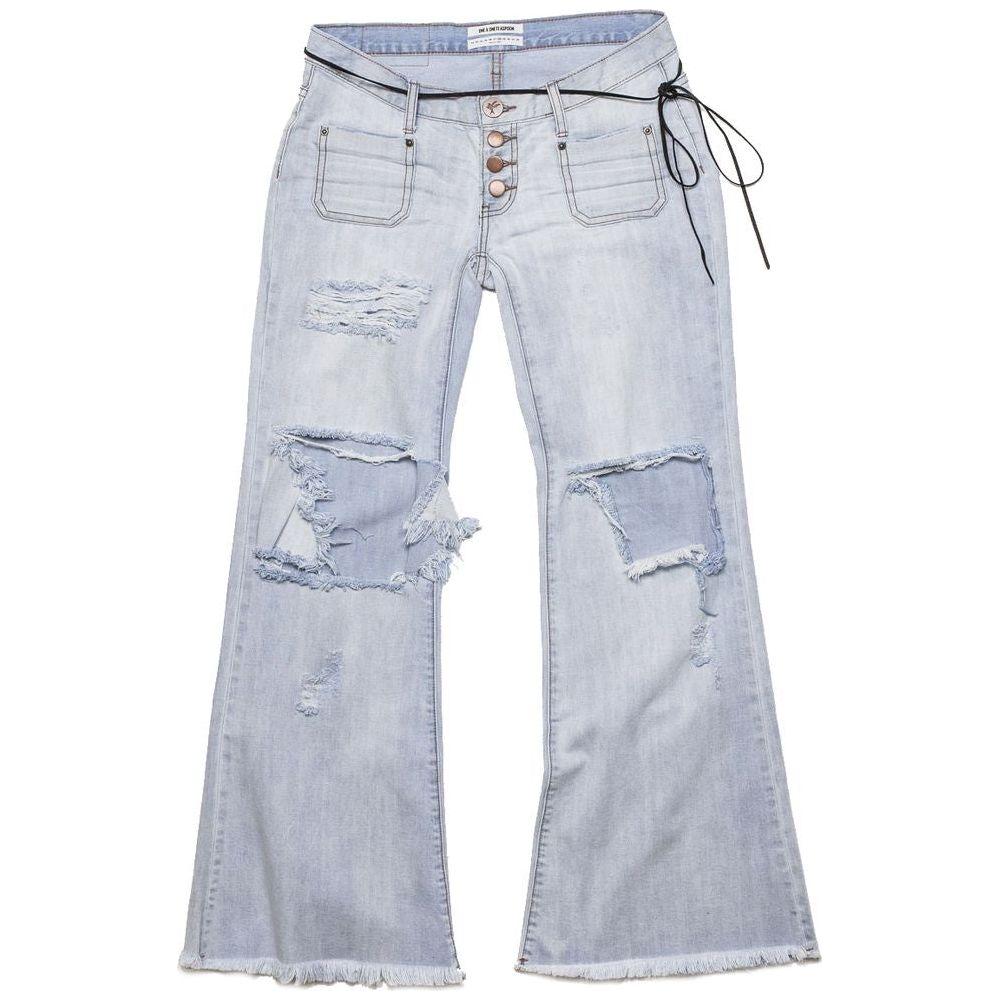 One Teaspoon Light Blue Cotton Jeans & Pant One Teaspoon