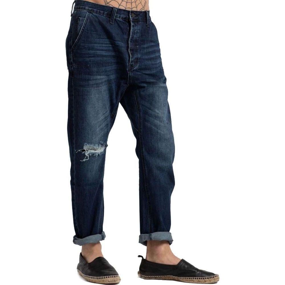 One Teaspoon Blue Cotton Men's Jeans One Teaspoon