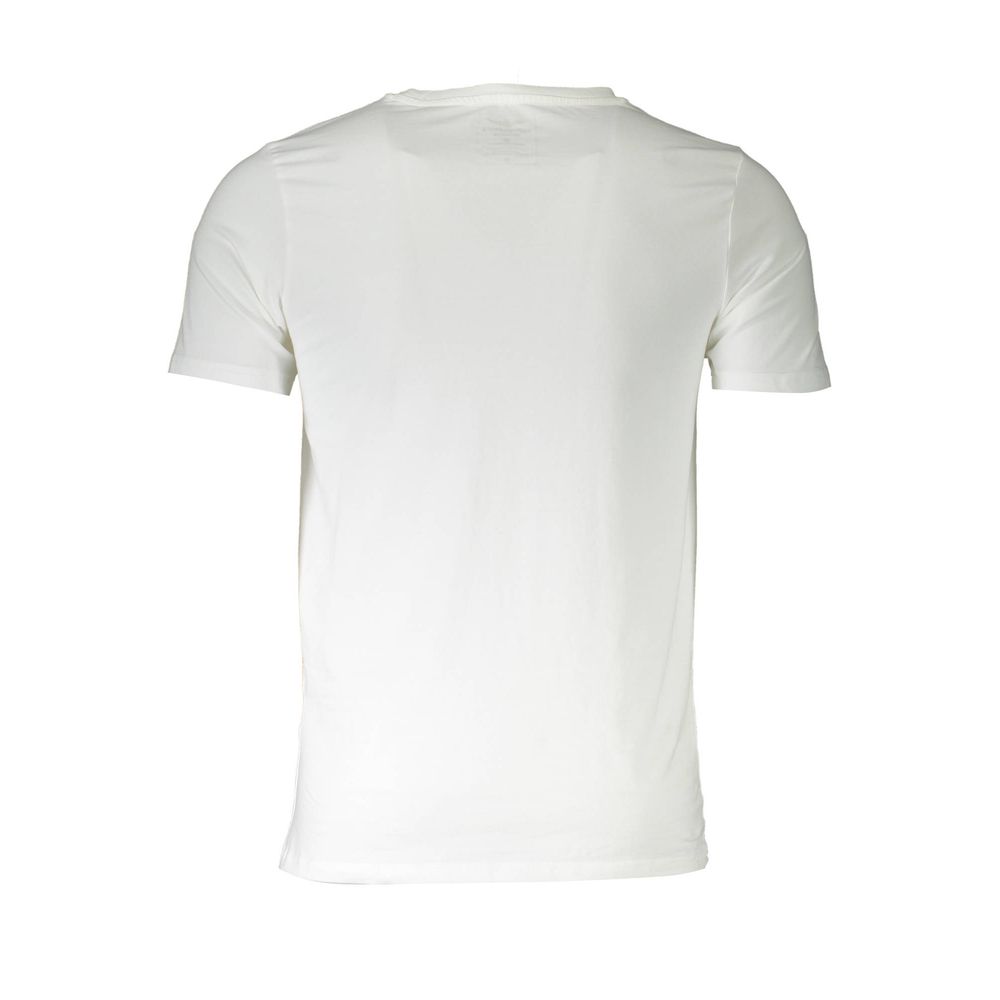 Aeronautica Militare White Cotton T-Shirt Aeronautica Militare