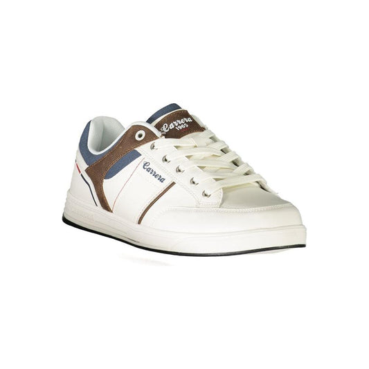 Carrera White Polyester Sneaker Carrera