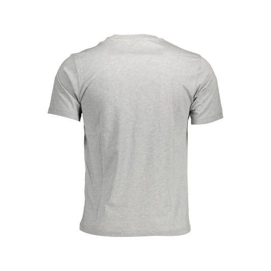 North Sails Gray Cotton Men T-Shirt North Sails