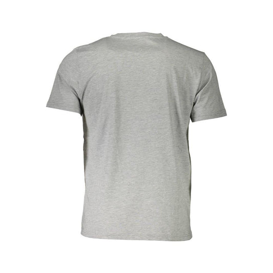 North Sails Gray Cotton Men T-Shirt North Sails