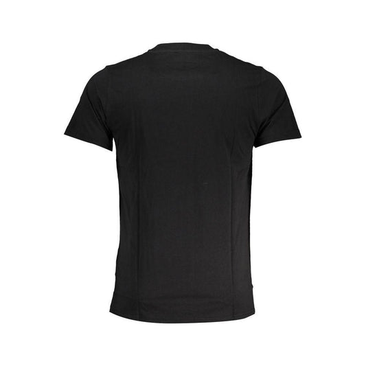 Cavalli Class Black Cotton T-Shirt Cavalli Class