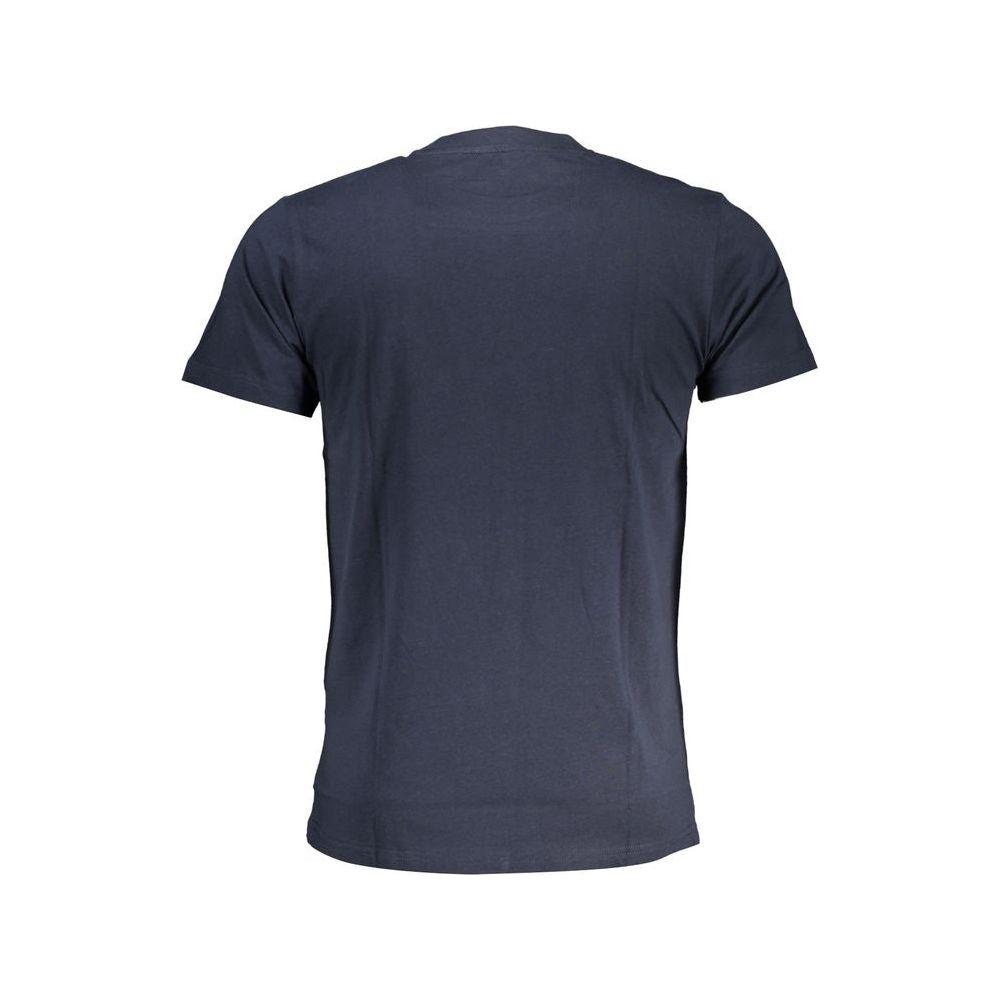 Cavalli Class Blue Cotton T-Shirt Cavalli Class