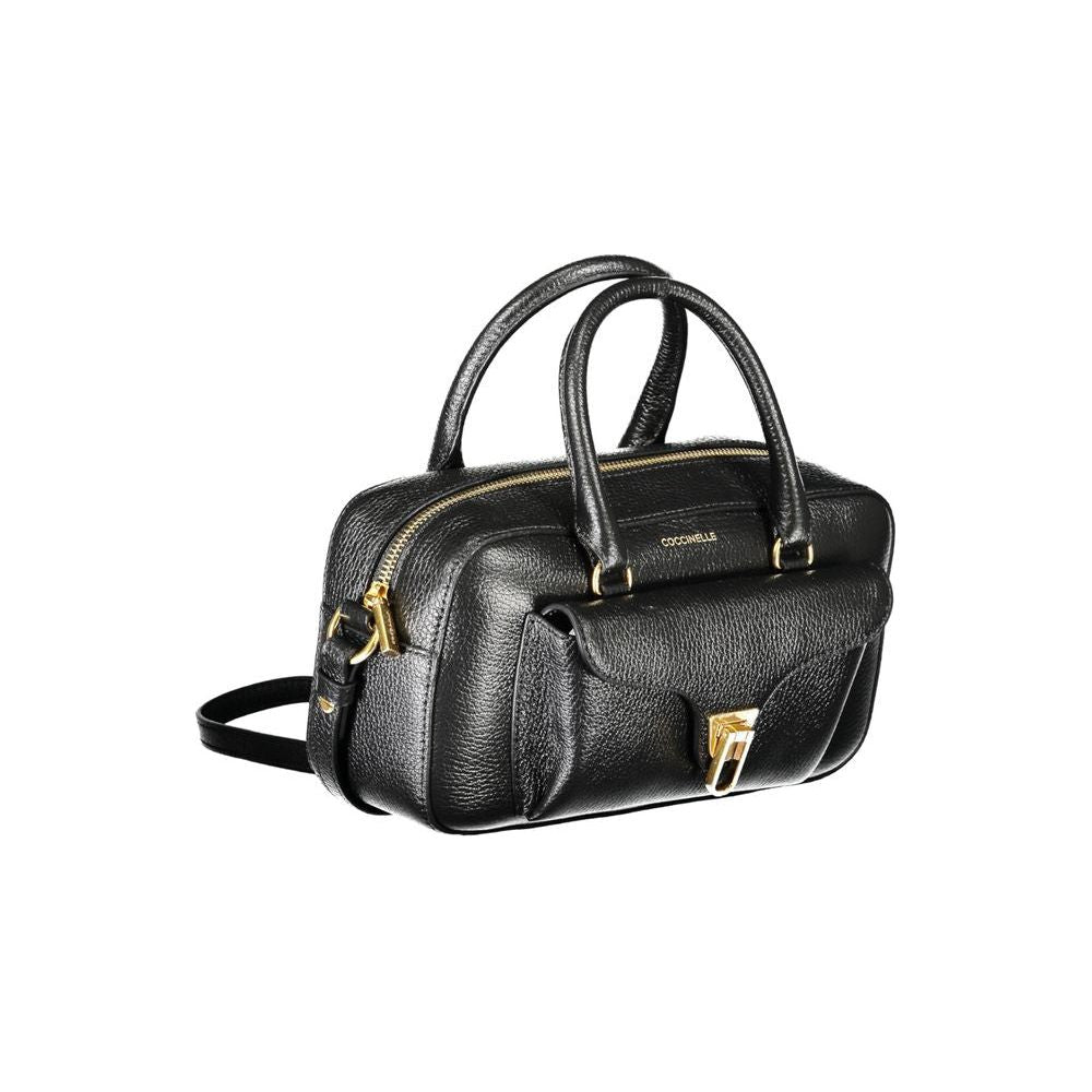 Coccinelle Black Leather Handbag Coccinelle