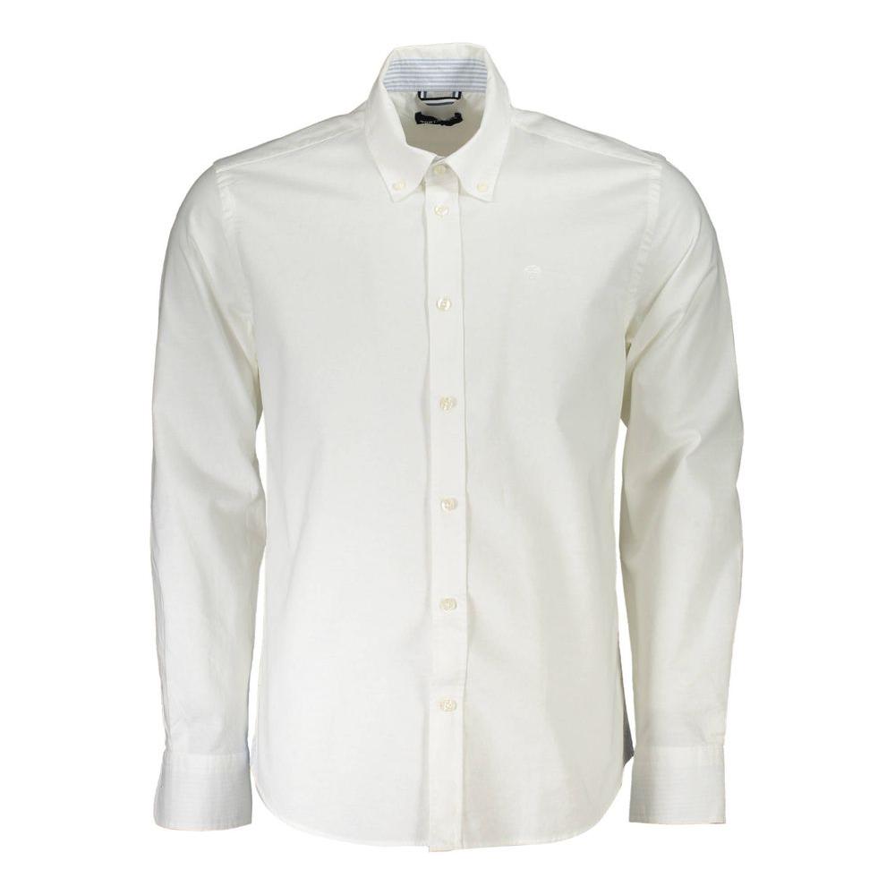 North Sails White Cotton Men Shirt North Sails