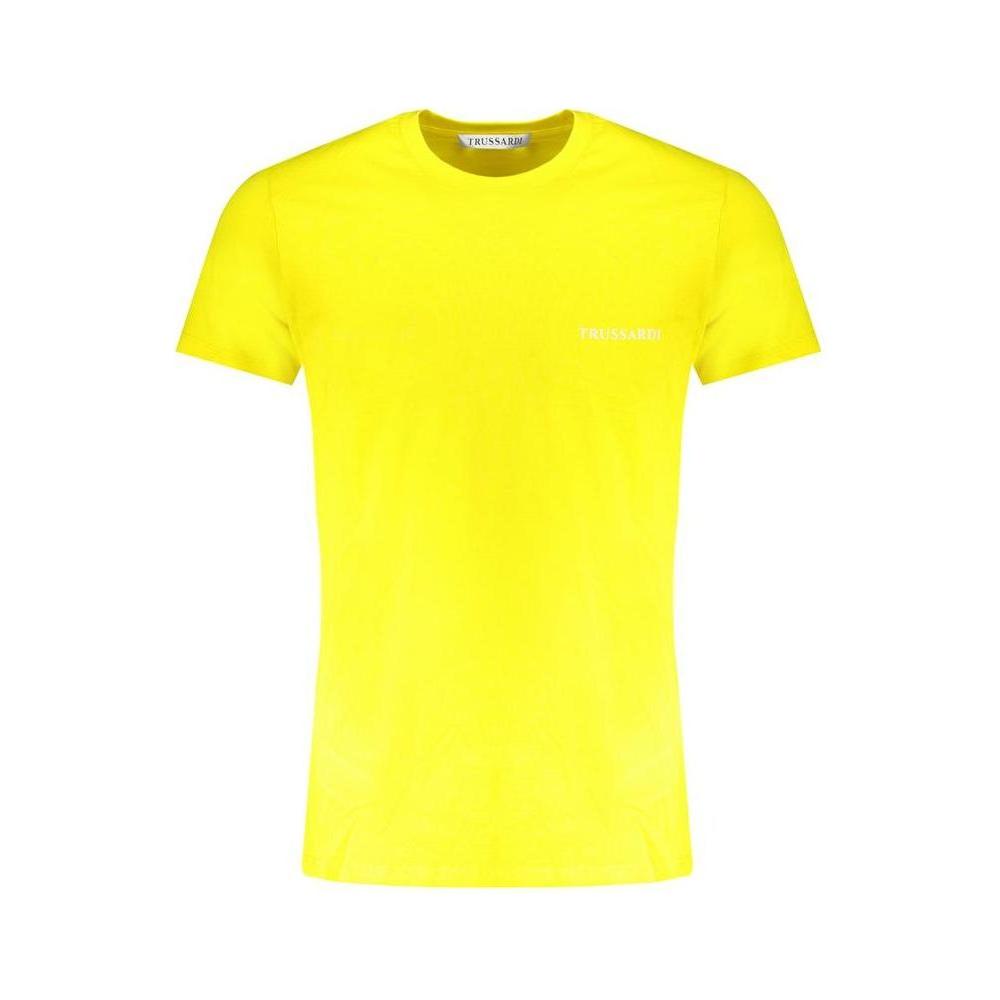 Trussardi Yellow Cotton T-Shirt Trussardi