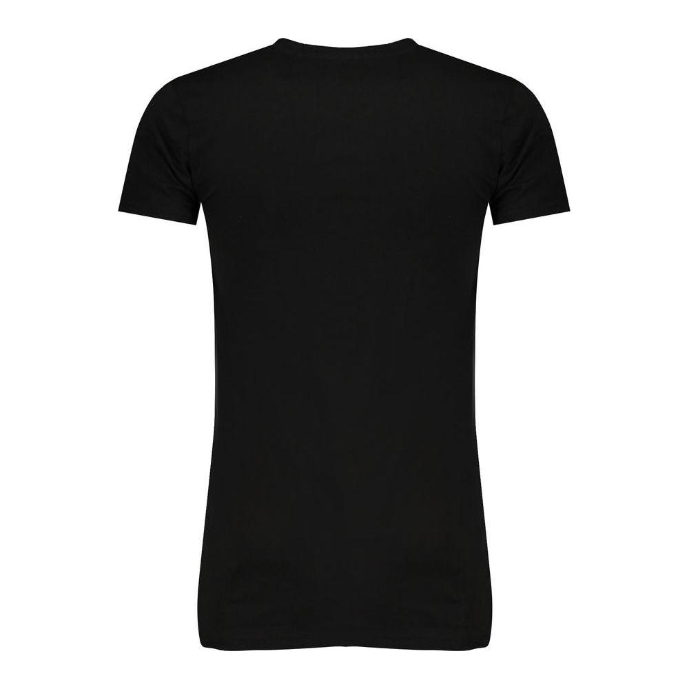 Gaudi Black Cotton T-Shirt Gaudi