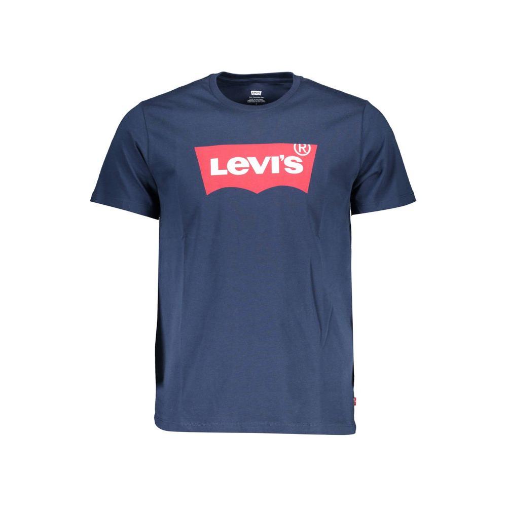 Levi's Blue Cotton Men T-Shirt Levi's