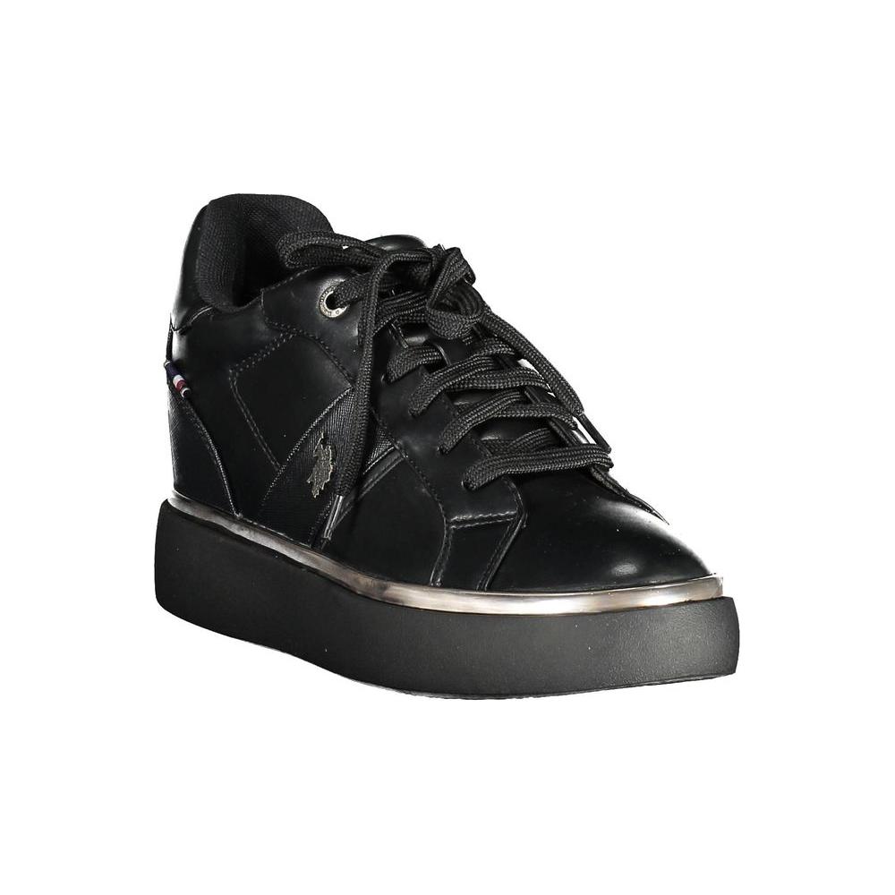 U.S. POLO ASSN. Black Polyester Women Sneaker U.S. POLO ASSN.