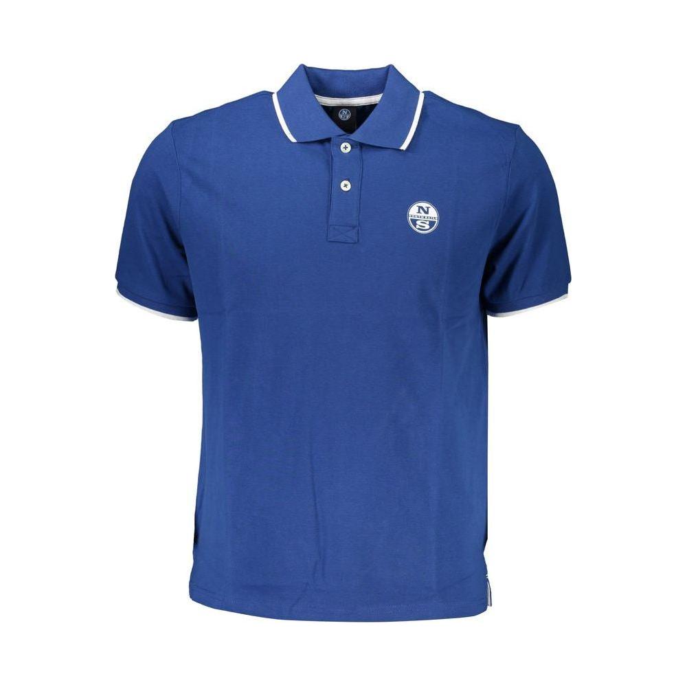 North Sails Blue Cotton Polo Shirt North Sails