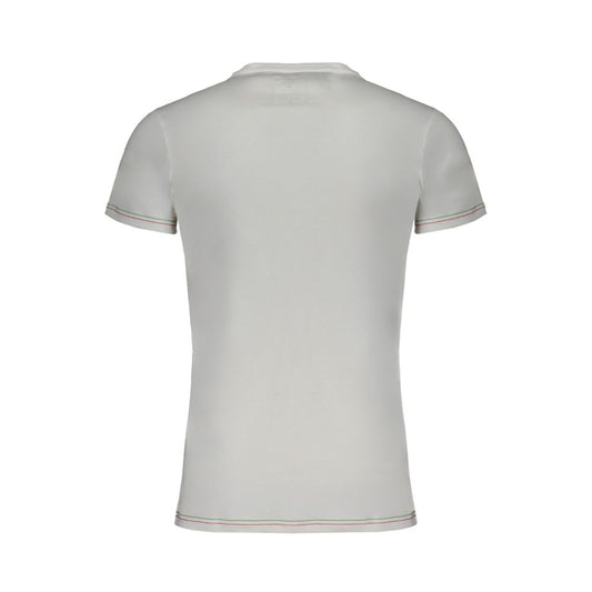 Aeronautica Militare White Cotton T-Shirt