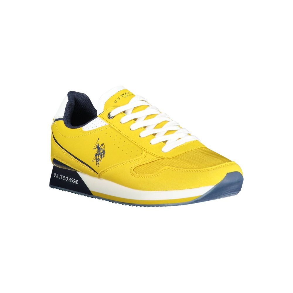 U.S. POLO ASSN. Yellow Polyester Men Sneaker U.S. POLO ASSN.