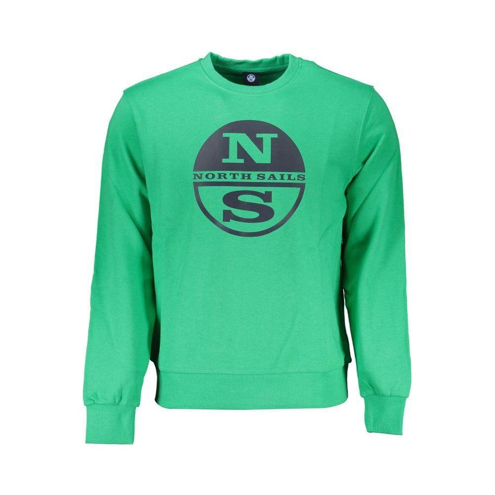 North Sails Green Cotton Sweater North Sails