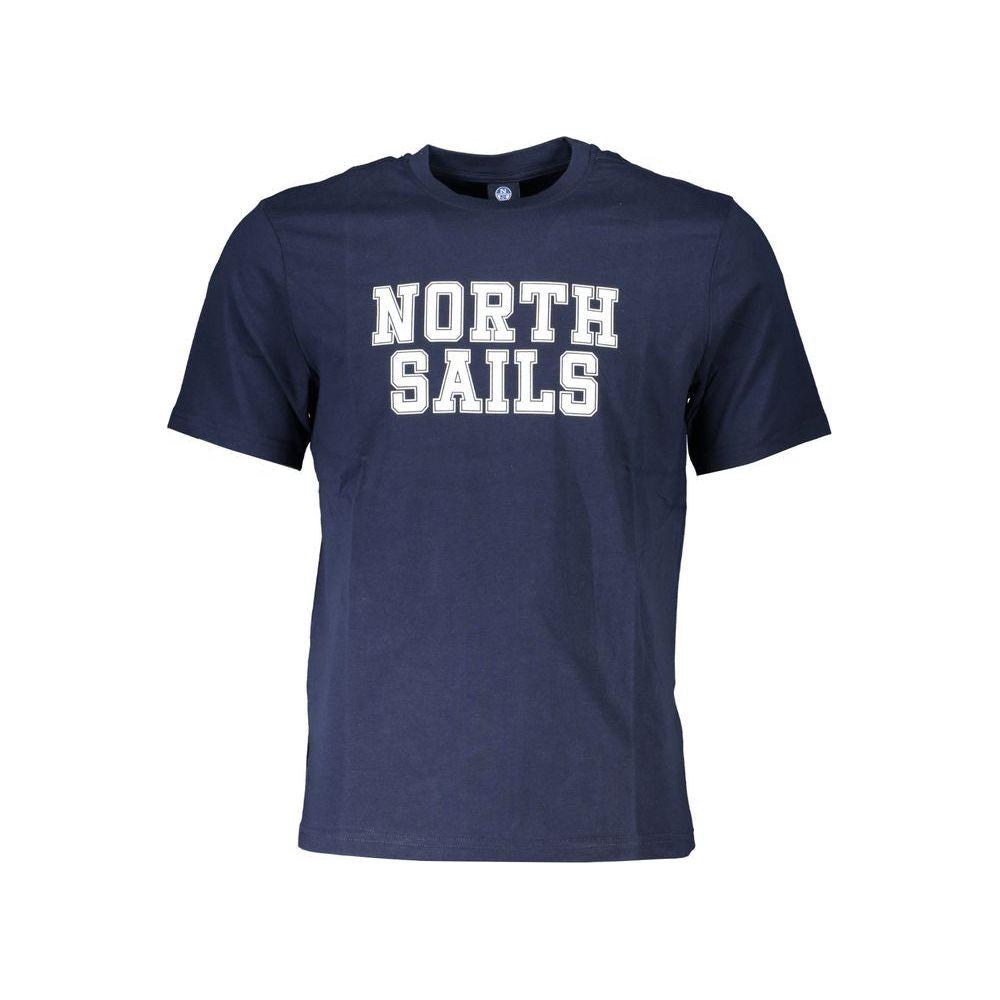 North Sails Blue Cotton T-Shirt North Sails